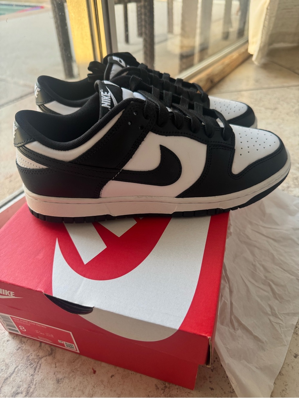 Nike Dunk Low Retro "Panda” size 6.5